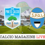 Pineto SPAL cronaca diretta live risultato in tempo reale