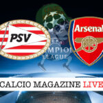 PSV Arsenal cronaca diretta live risultato in tempo reale