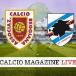 Reggiana Sampdoria cronaca diretta live risultato in tempo reale