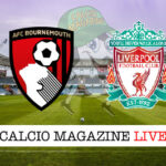 Bournemouth Liverpool cronaca diretta live risultato in tempo reale