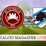 Cittadella Sampdoria cronaca diretta live risultato in tempo reale