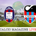 Crotone Catania cronaca diretta live risultato in tempo reale