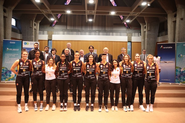 presentazione aeroitalia smi roma volley