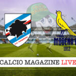 Sampdoria Modena cronaca diretta live risultato in tempo reale