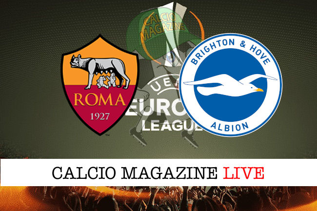 Roma Brighton cronaca diretta live risultato in tempo reale