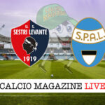 Sestri Levante SPAL cronaca diretta live risultato in tempo reale