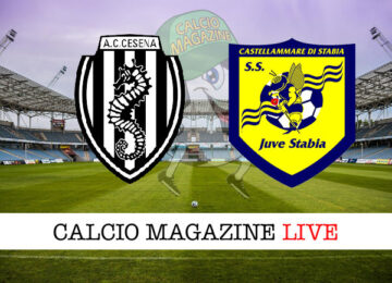 Cesena Juve Stabia cronaca diretta live risultato in tempo reale