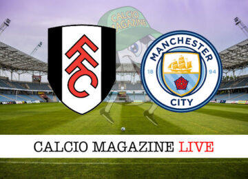 Fulham Manchester City cronaca diretta live risultato in tempo reale