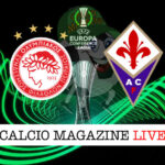 Olympiacos Fiorentina cronaca diretta live risultato in tempo reale