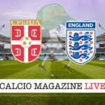 Serbia Inghilterra cronaca diretta live risultato in tempo reale