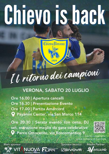 Chievi is back 20 luglio 2024