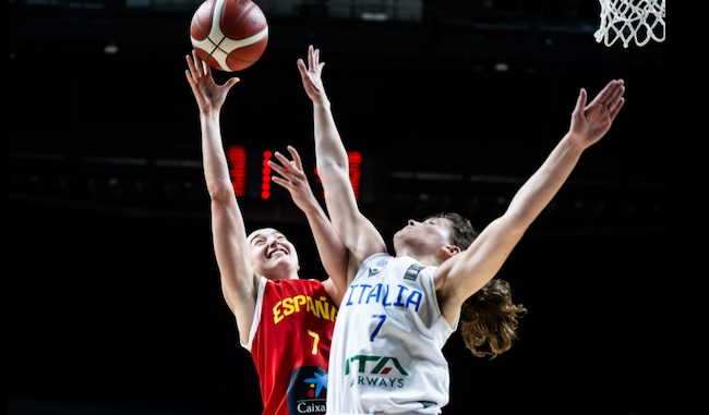 italia spagna basket femminile