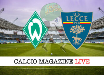 Werder Brema Lecce cronaca diretta live risultato in tempo reale