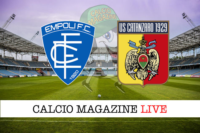 Empoli Catanzaro cronaca diretta live risultato in tempo reale