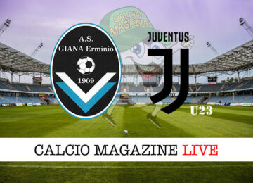 Giana Erminio Juventus Next Gen cronaca diretta live risultato in tempo reale