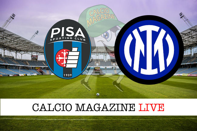 Pisa Inter cronaca diretta live risultato in tempo reale