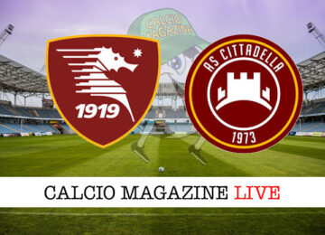 Salernitana Cittadella cronaca diretta live risultato in tempo reale