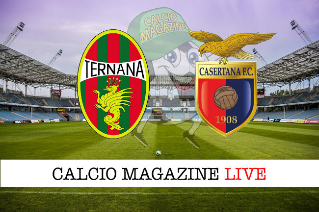 Ternana Casertana cronaca diretta live risultato in tempo reale