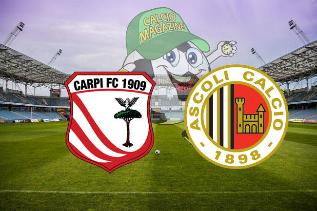 Carpi Ascoli diretta cronaca diretta live risultato in tempo reale