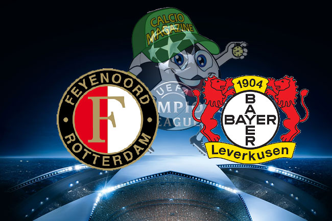 Feyenoord Bayer Leverkusen cronaca diretta live risultato in tempo reale