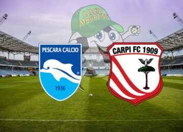 Pescara Carpi cronaca diretta live risultato in tempo reale