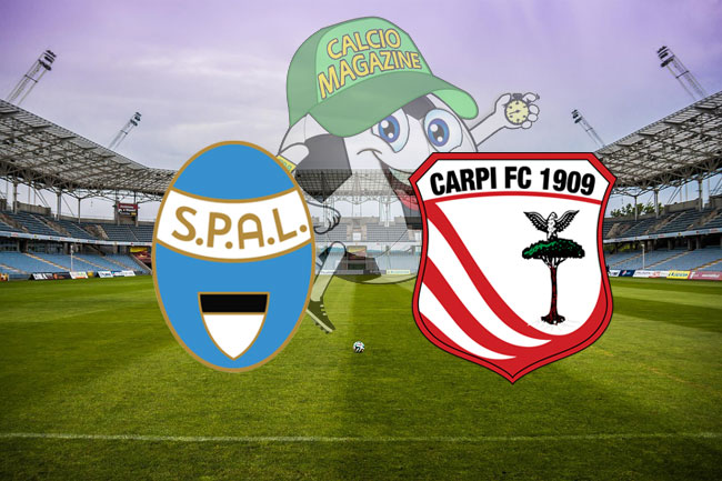 SPAL Carpi cronaca diretta live risultato in tempo reale