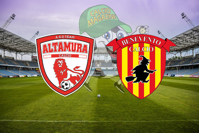 Team Altamura Benevento cronaca diretta live risultato in tempo reale