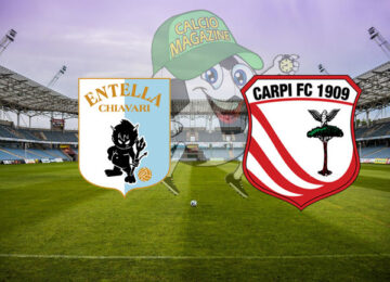 Virtus Entella Carpi cronaca diretta live risultato in tempo reale