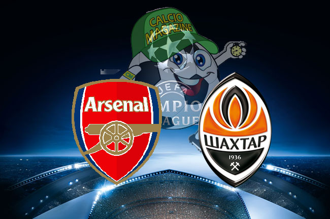 Arsenal Shakhtar Donetsk cronaca diretta live risultato in tempo reale