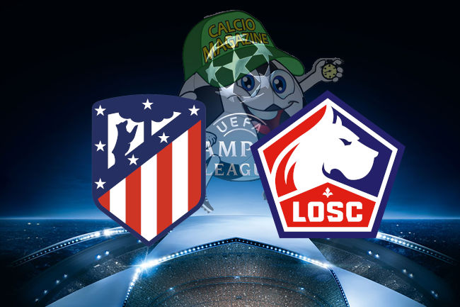 Atletico Madrid Lille cronaca diretta live risultato in tempo reale