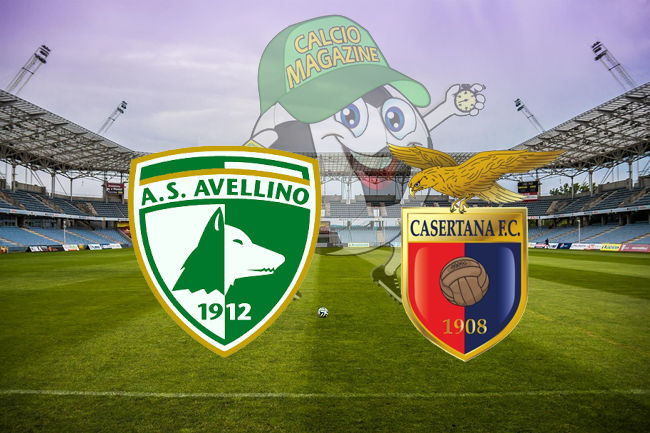 Avellino Casertana cronaca diretta live risultato in tempo reale