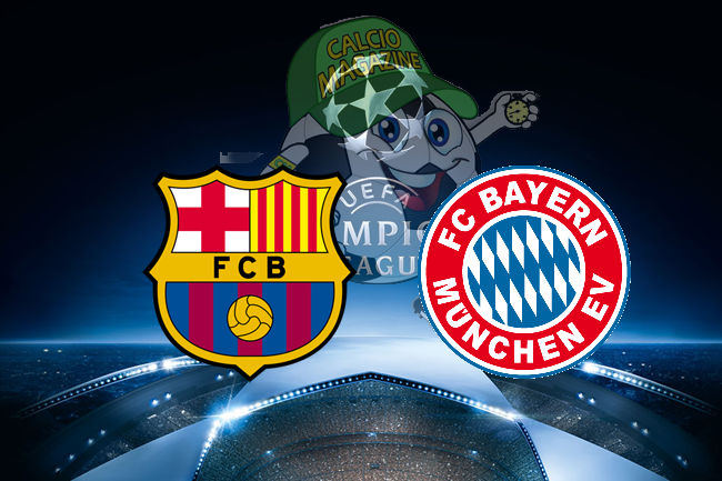 Barcellona Bayern Monaco cronaca diretta live risultato in tempo reale