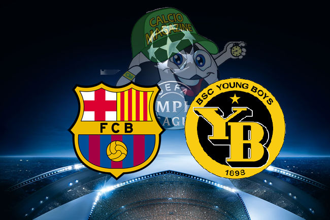 Barcellona Young Boys cronaca diretta live risultato in tempo reale