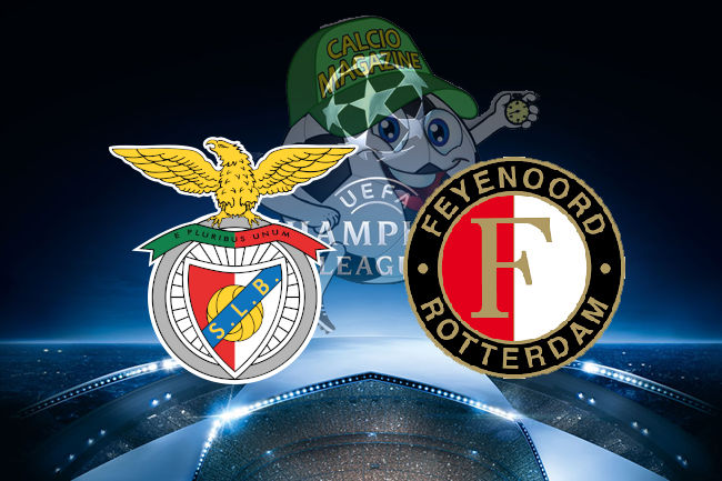 Benfica Feyenoord cronaca diretta live risultato in tempo reale