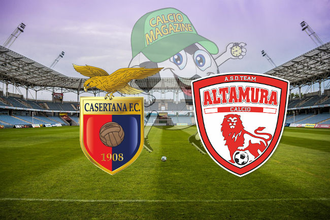 Casertana Team Altamura cronaca diretta live risultato in tempo reale