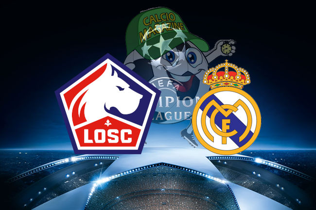 Lille Real Madrid cronaca diretta live risultato in tempo reale