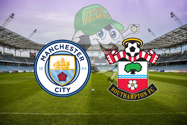 Manchester City Southampton cronaca diretta live risultato tempo reale