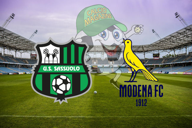 Sassuolo Modena cronaca diretta live risultato tempo reale