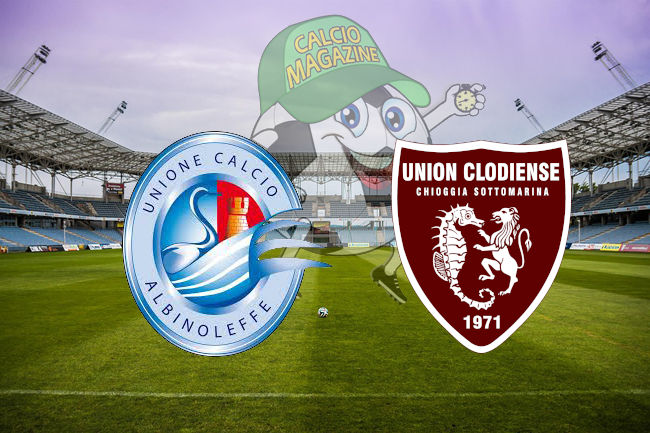 AlbinoLeffe Union Clodiense cronaca diretta live risultato in tempo reale