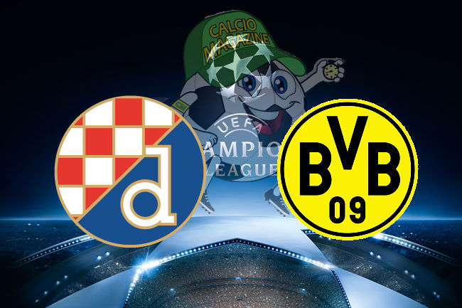 Dinamo Zagabria Borussia dortmund cronaca diretta live risultato in tempo reale