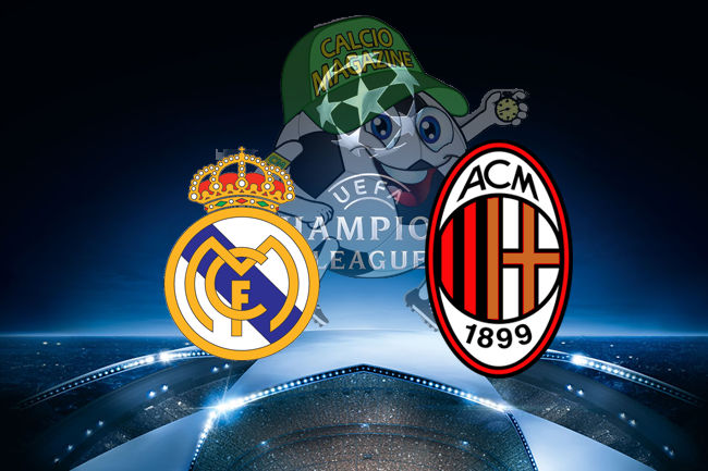 Real Madrid Milan cronaca diretta live risultato in tempo reale