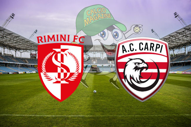 Rimini Carpi cronaca diretta live risultato in tempo reale