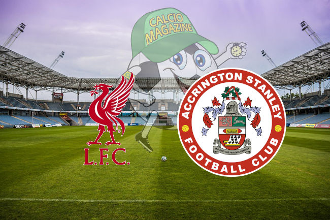 Liverpool Accrington cronaca diretta live risultato in tempo reale