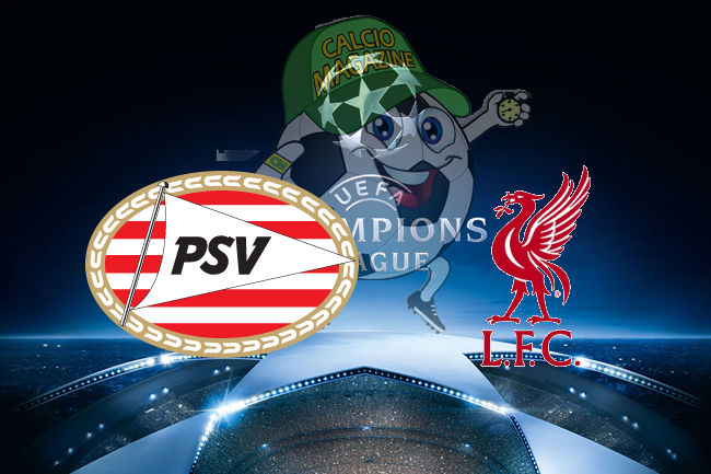 PSV Liverpool cronaca diretta live risultato in tempo reale