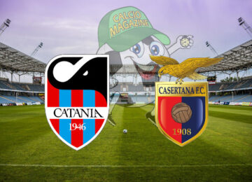 Catania Casertana cronaca diretta live risultato in tempo reale