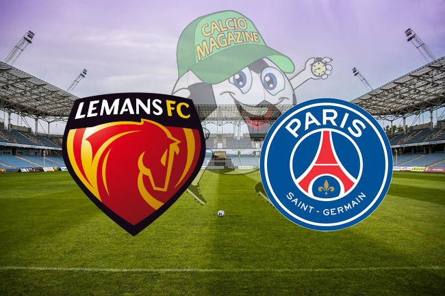 Le Mans PSG cronaca diretta live risultato in tempo reale