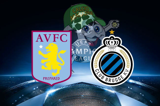 Aston Villa Club Brugge cronaca diretta live risultato in tempo reale