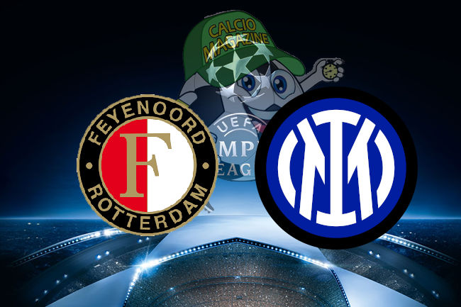 Feyenoord Inter cronaca diretta live risultato tempo reale