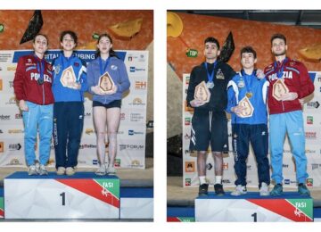 podio campionati boulder 2025